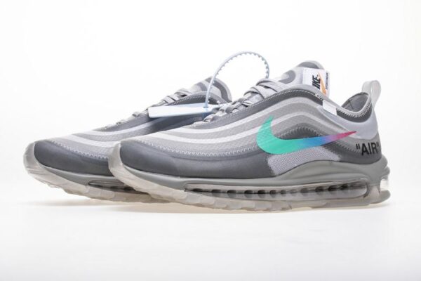 OFF WHITE X Nike Air Max 97 “Wolf Grey Menta” AJ4585-012 - Image 10
