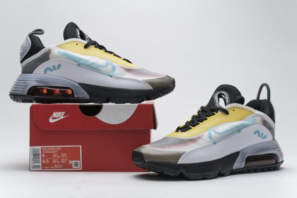 CT1091-100 Nike Air Max 2090 Speed Yellow Aqua - Image 2