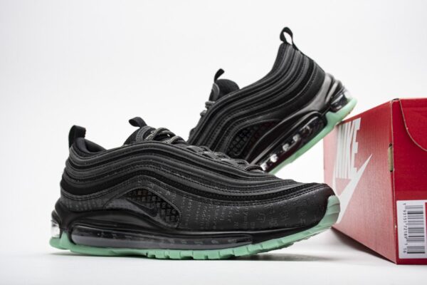 921826-017 Nike Air Max 97 Black Green Glow - Image 6