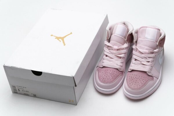 CW5379-600 Air Jordan 1 Mid Digital Pink - Image 4