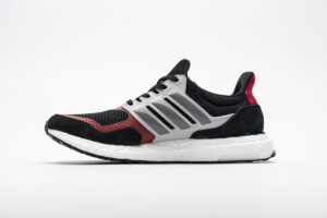 EF0724 adidas Ultra Boost S&L Black Grey Power Red Real Boost