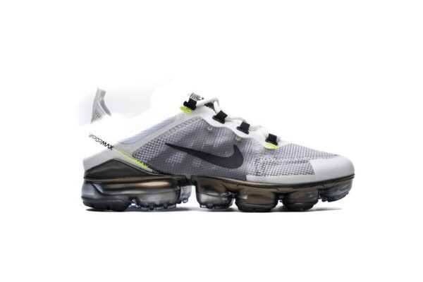 Nike Air VaporMax 2019 White Platinum Tint Lime Blast AT6810-100 - Image 2