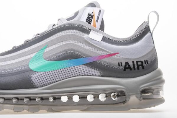 OFF WHITE X Nike Air Max 97 “Wolf Grey Menta” AJ4585-012 - Image 6