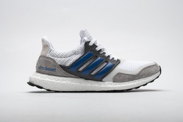 EF0723 adidas Ultra Boost S&L White True Blue Grey Real Boost - Image 2