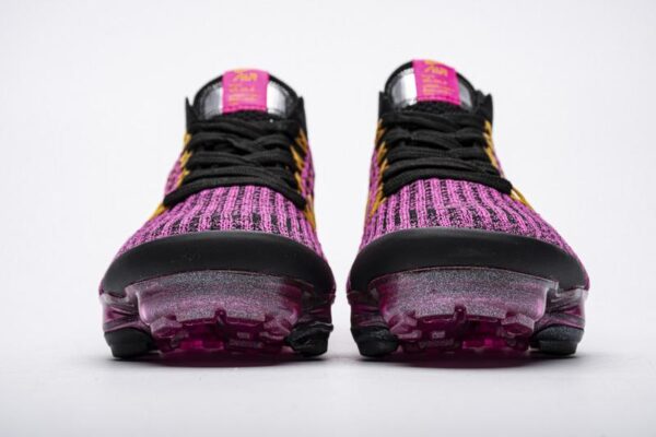 Nike Air VaporMax Flyknit 3.0 2019 Fuchsia Orange Black AJ6910-600 - Image 6