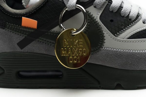 OFF-White x Nike Air Max 90 Grey - Image 12