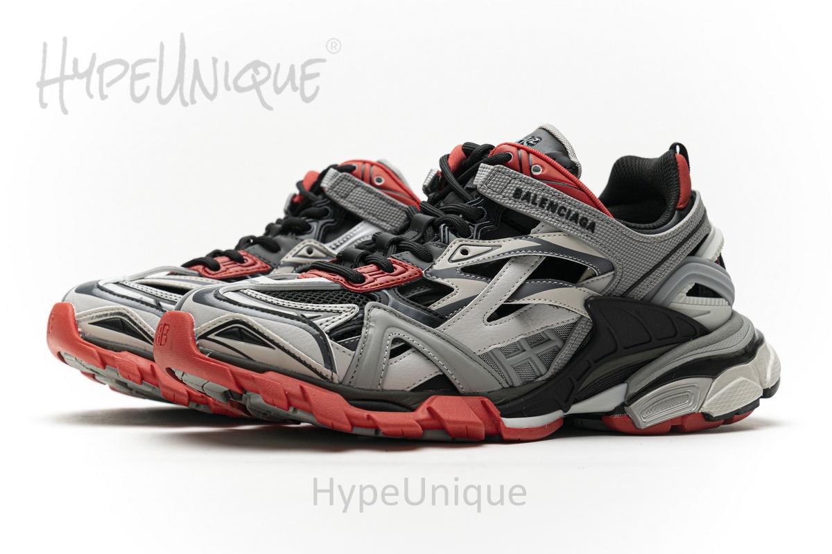 GT Batch Balanciaga Track Black Grey Red - Image 5