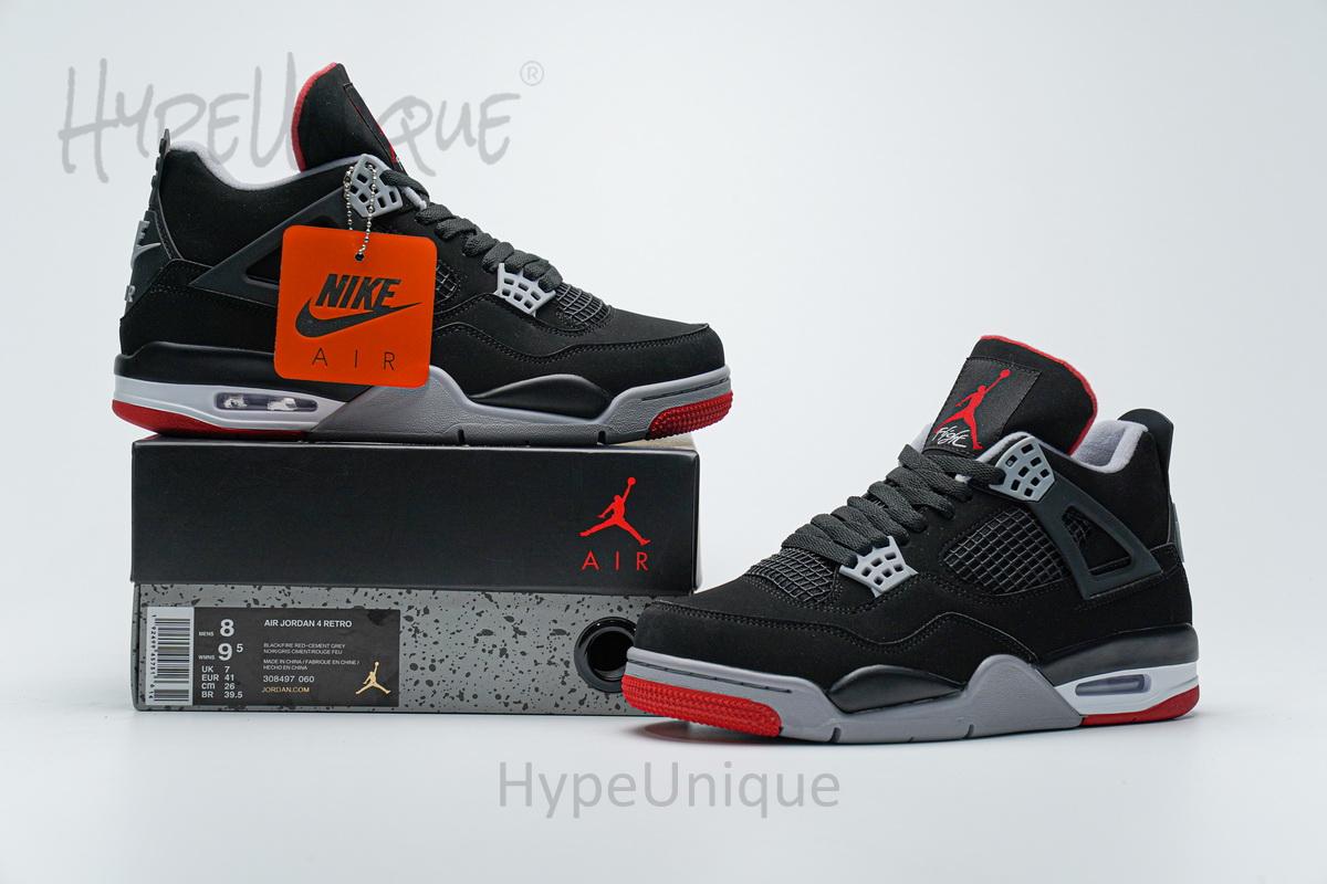 H12 Jordan 4 Retro Bred (2019) - Image 4